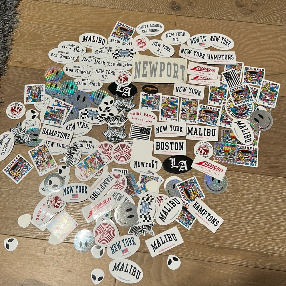 150+ brandy melville sticker set